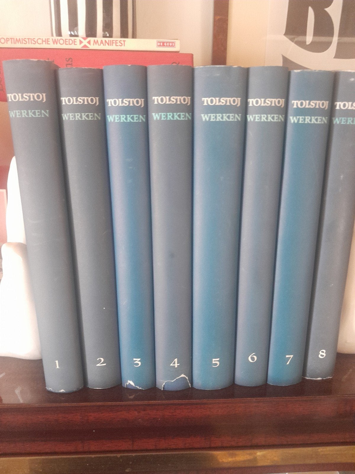 Verzameld Werk Tolstoj - Russische Bibliotheek (8 delen), Boeken, Ophalen of Verzenden, Zo goed als nieuw
