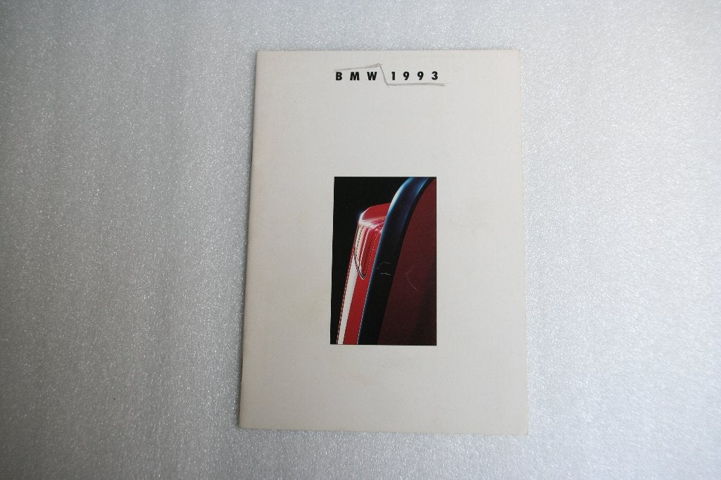 Folder BMW automobielen modellenprogramma (1993) (20), Ophalen of Verzenden, Nieuw, BMW