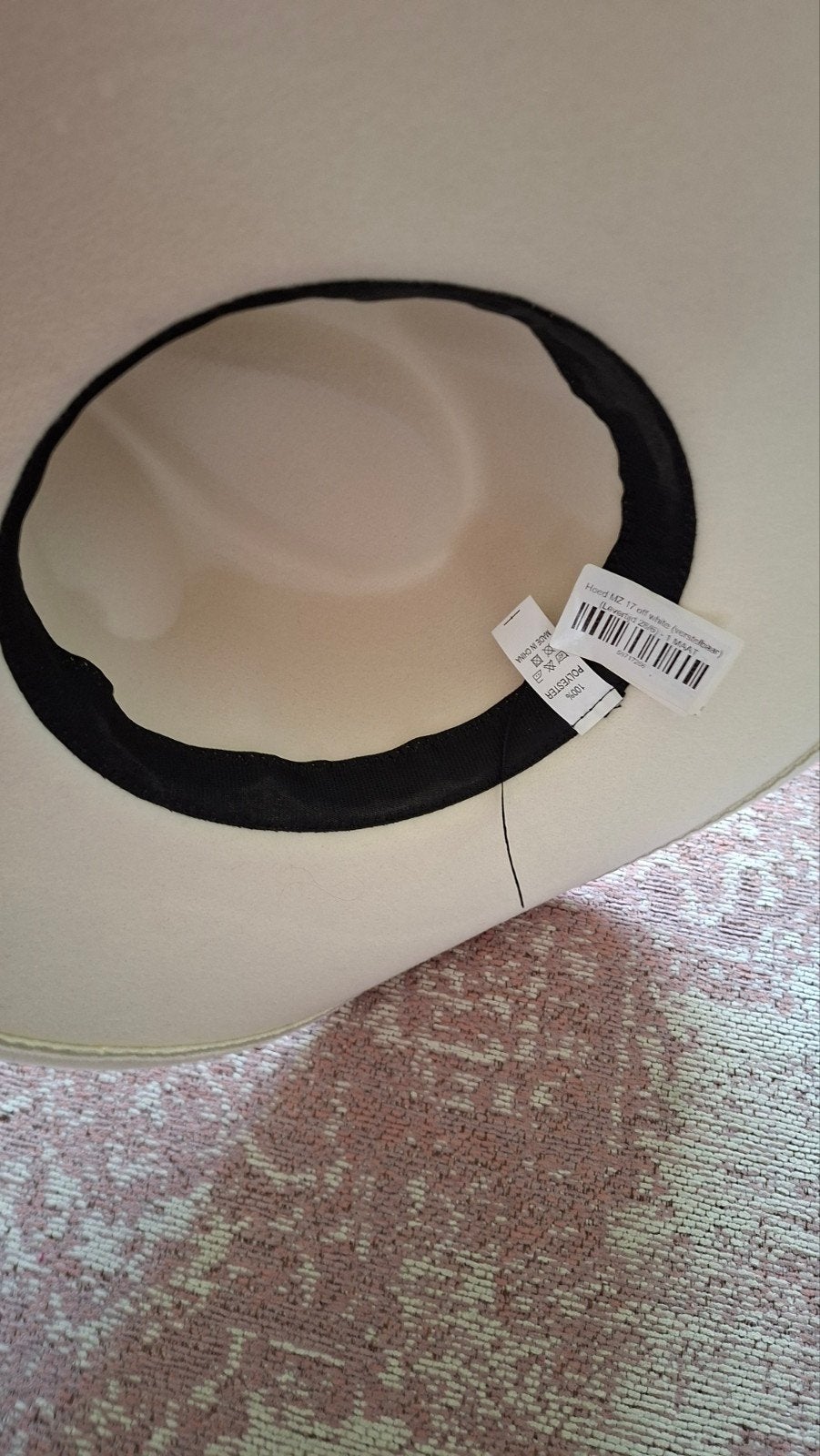Hoed off white, Ophalen, Nieuw, One size fits all