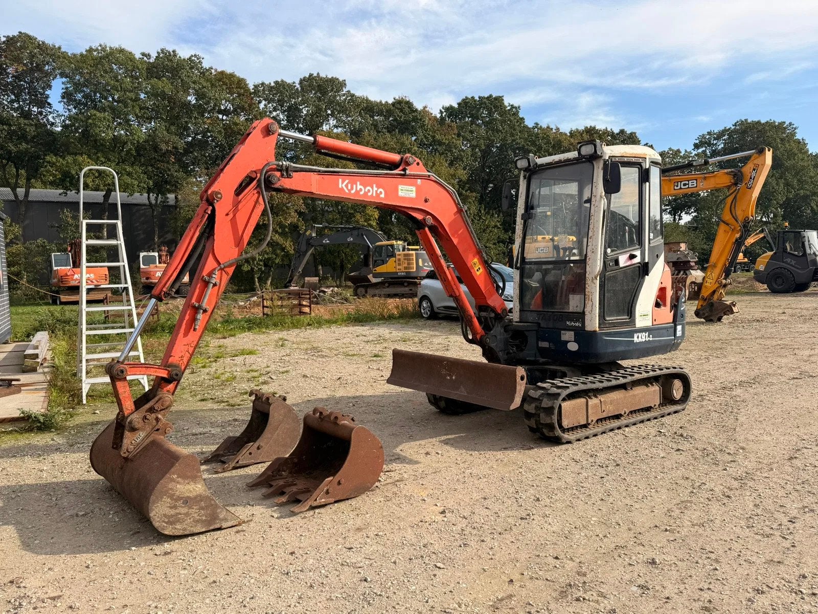 Kubota KX91 KX91-3 (bj 2008), Zakelijke goederen, Jansen Machines, Albert@jansen-machines.com, Topperweg 60
3774 LJ  Kootwijkerbroek