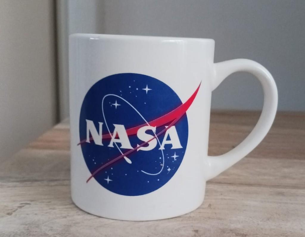 NASA beker koffiemok 240 ml, Verzamelen, Ophalen of Verzenden, Zo goed als nieuw, Gebruiksvoorwerp