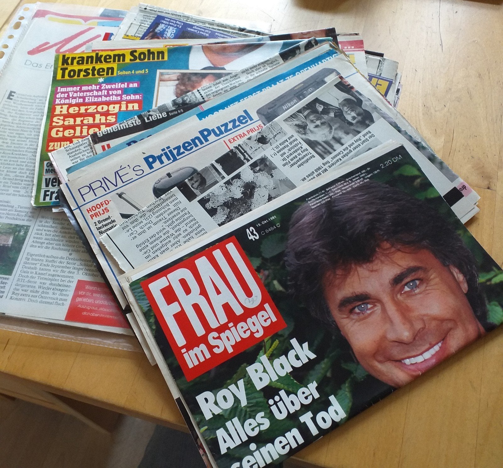 Roy Black knipsels - Jaren 90, Ophalen of Verzenden, 1980 tot heden, Buitenland, Tijdschrift