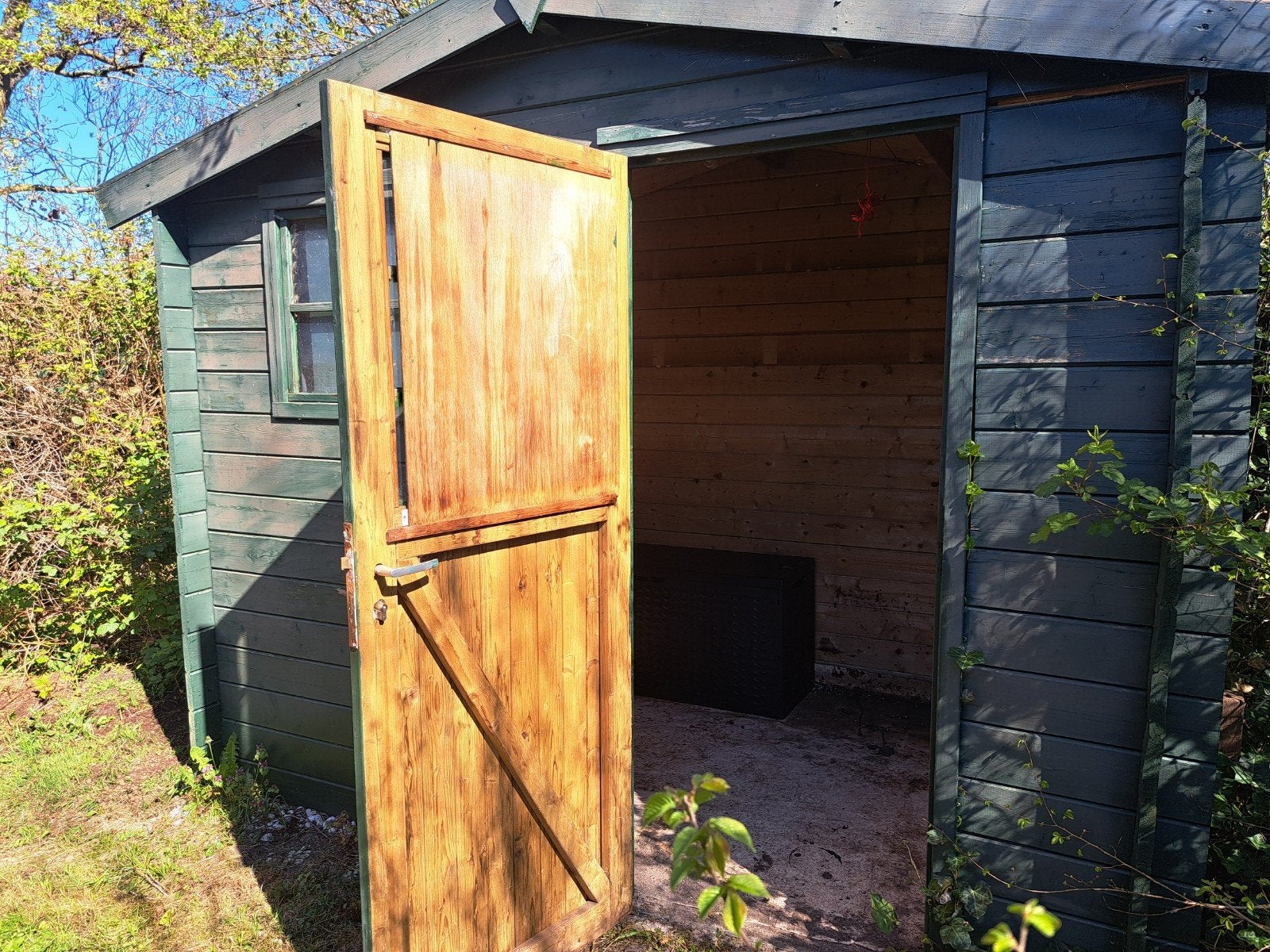 Compact tuinschuurtje 280x185 cm - Ideaal voor opslag, Ophalen, Gebruikt, Minder dan 250 cm, Schuur