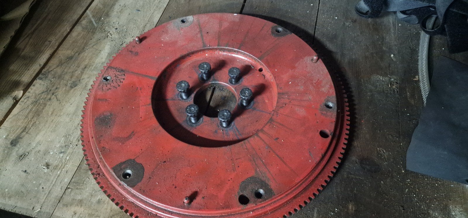 Volvo Penta AQ170 AQ120 vliegwiel met ARP bouten, Ophalen of Verzenden, Gebruikt, Motor en Techniek