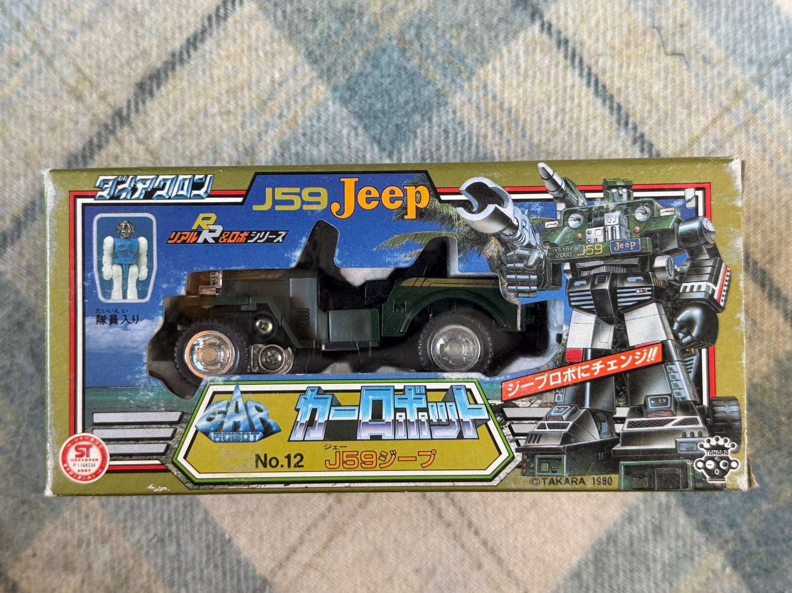 Transformers Takara Diaclone nr 12 J59 Jeep (Hound), Verzamelen, Transformers, G1, Ophalen of Verzenden, Zo goed als nieuw, Autobots
