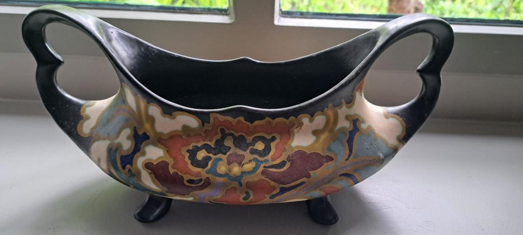 Zeldzame Regina Gouda Holland vaas, Art Deco stijl, Antiek en Kunst, Ophalen