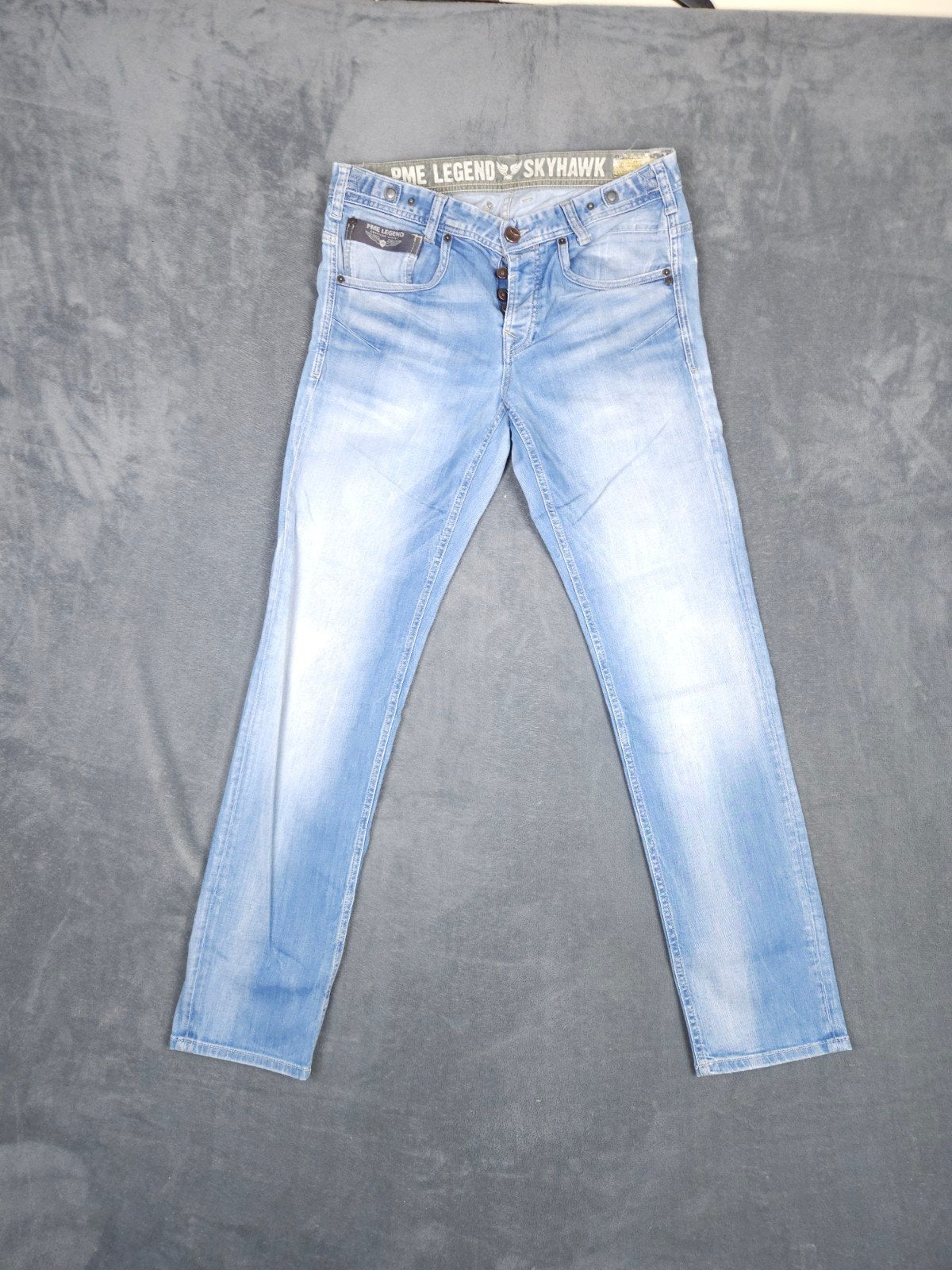 Pme Legend Broek Skyhawk W32 L32 Lichtblauw Jeans Pall Mall., Kleding | Heren, Blauw, ., W32 (confectie 46) of kleiner, Ophalen of Verzenden