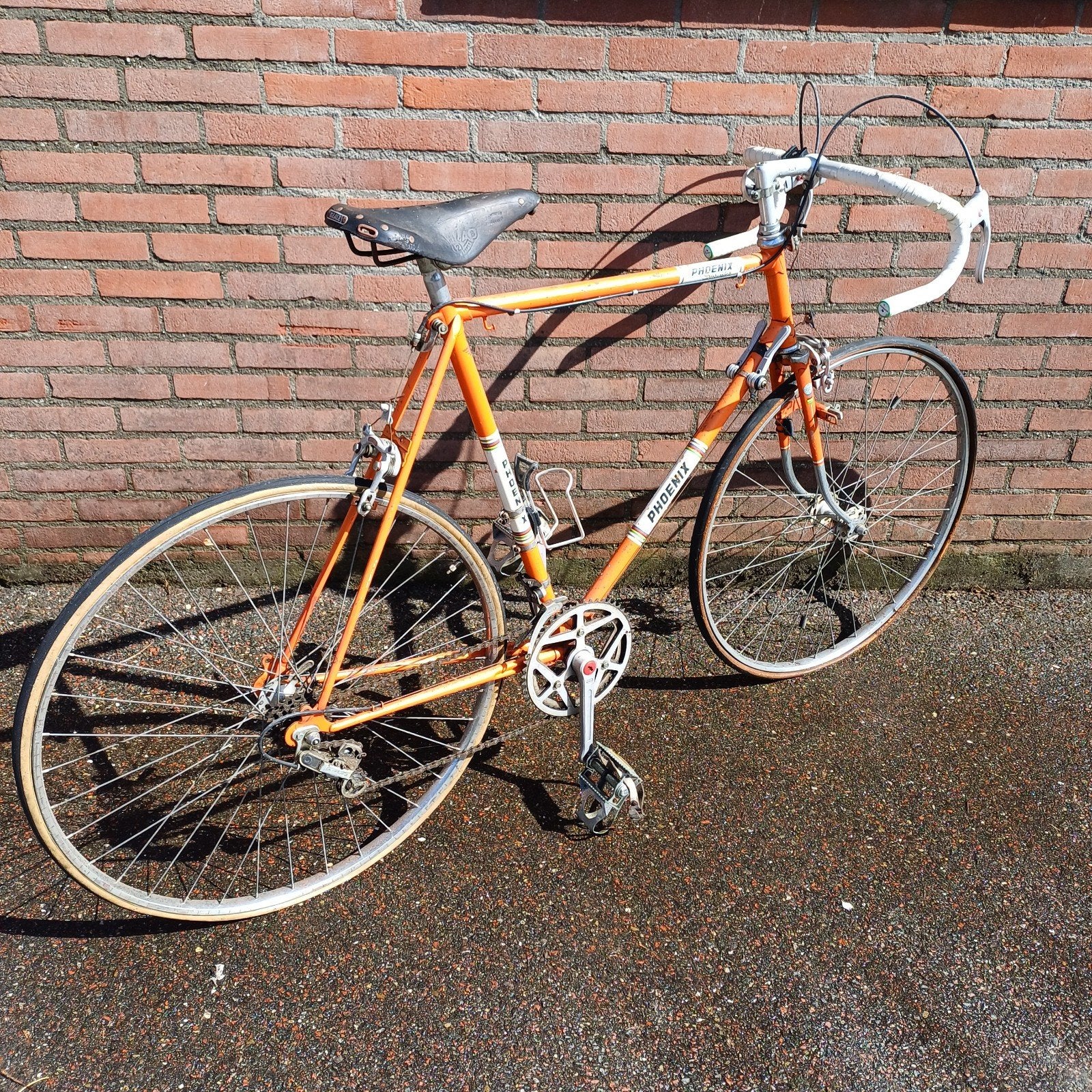 Vintage Phoenix racefiets - Opknapper, Gebruikt, Velgrem, 57 tot 61 cm, Ophalen