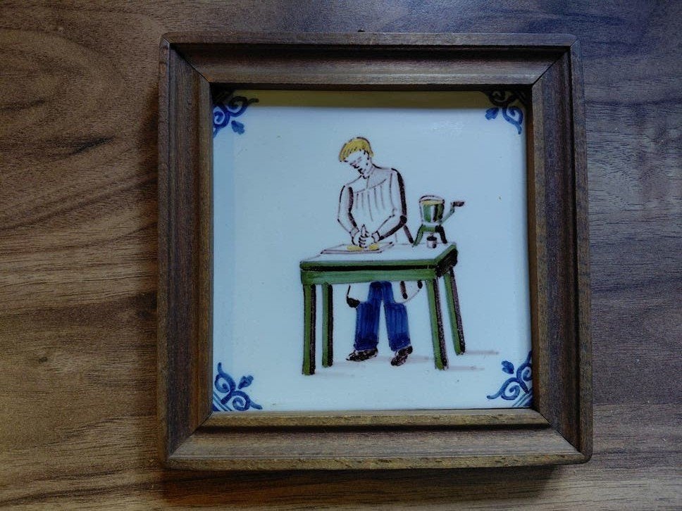 oud Hollandse tegel TICHELAAR MAKKUM, Antiek en Kunst, Ophalen of Verzenden