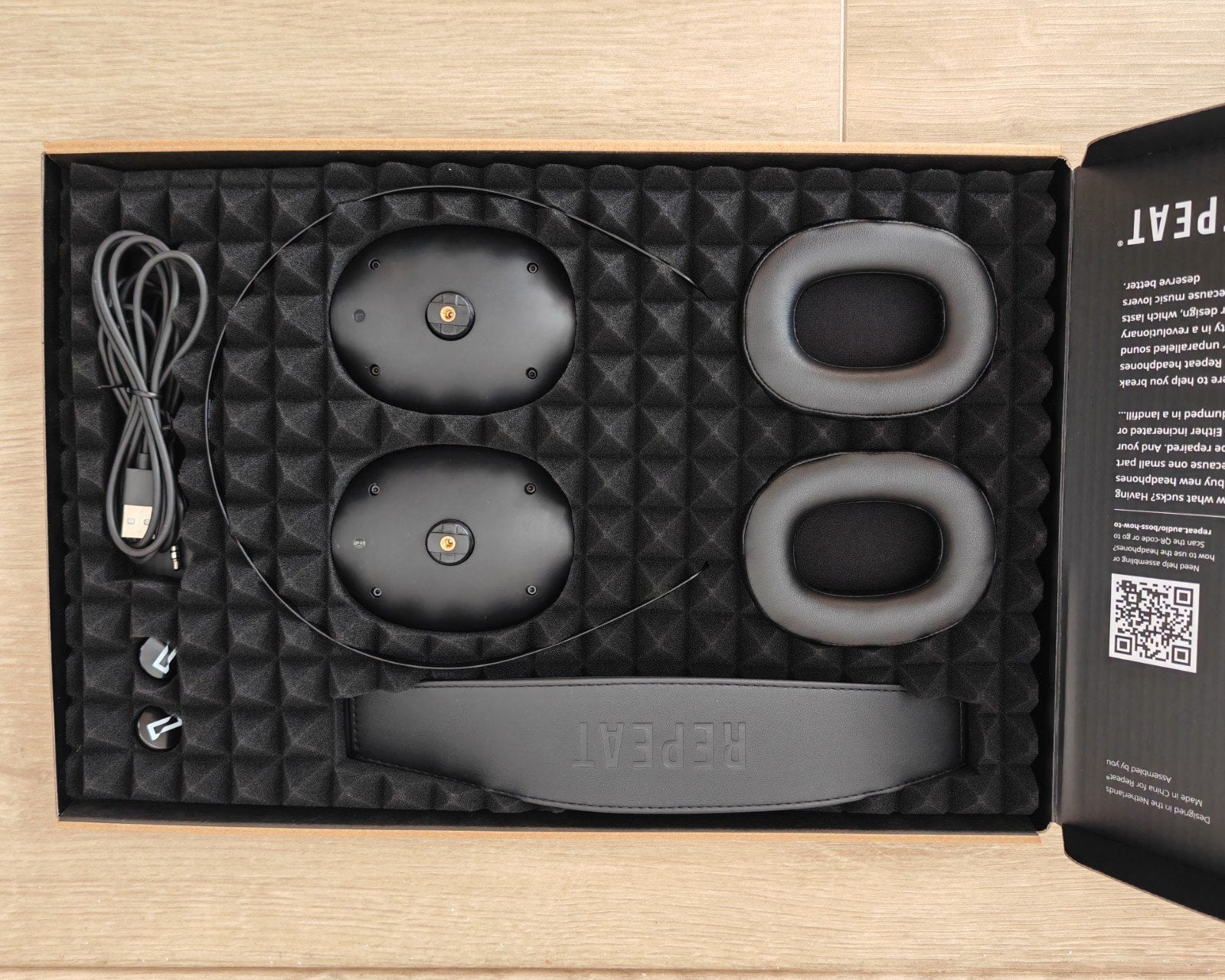 Repeat Boss Koptelefoon Zwart - Bluetooth, Overige merken, Bluetooth, Nieuw, Ophalen of Verzenden