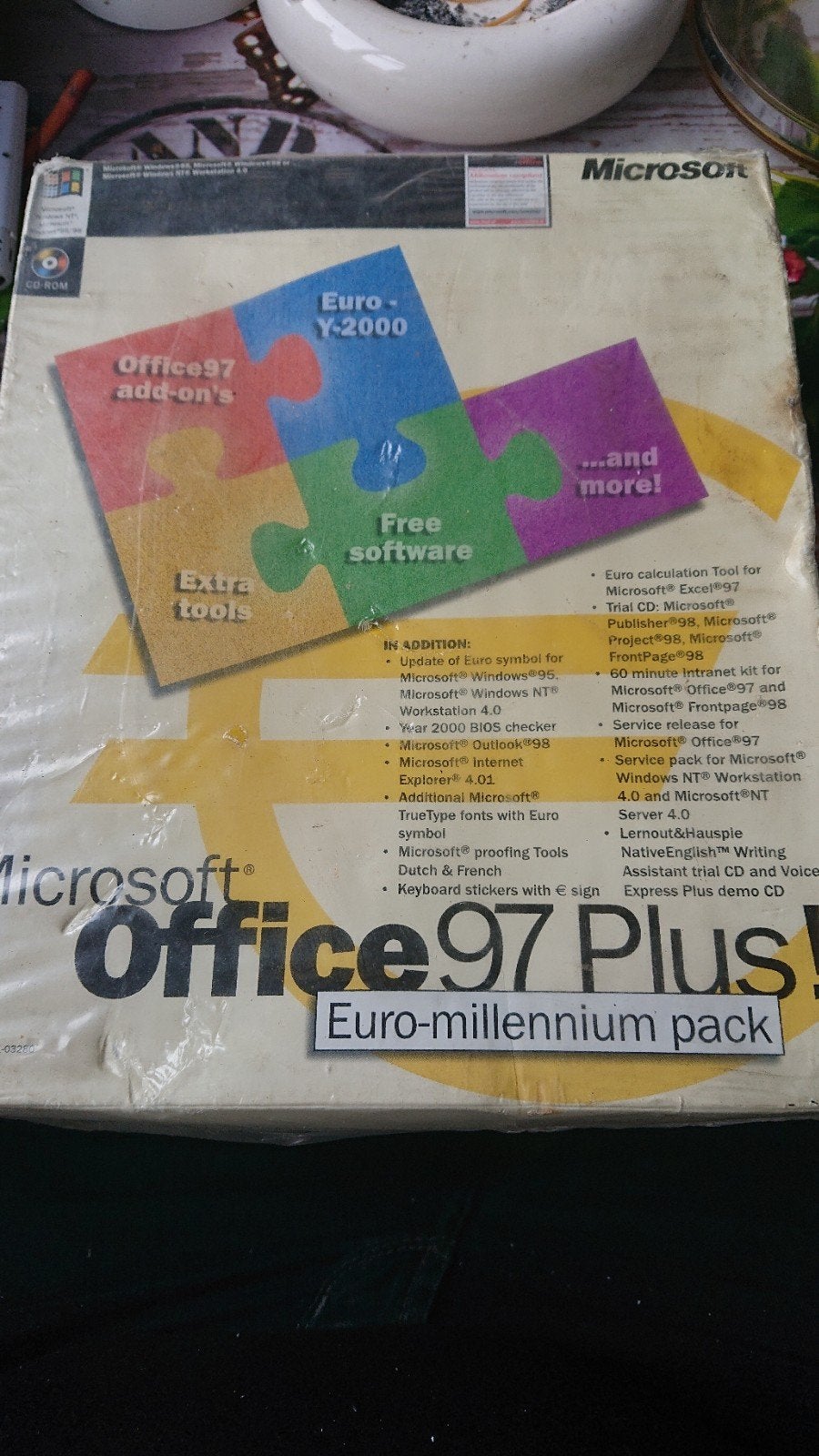 Microsoft Office 97 Plus, Computers en Software, Ophalen of Verzenden, Nieuw, Outlook, Windows