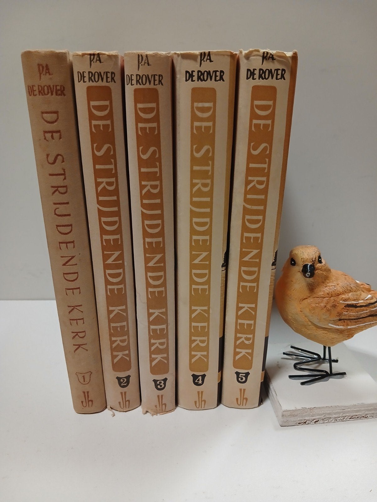 Rover, P.A. de; De Strijdende Kerk (5 delen), Boeken, Ophalen of Verzenden, Gelezen, Christendom | Protestants