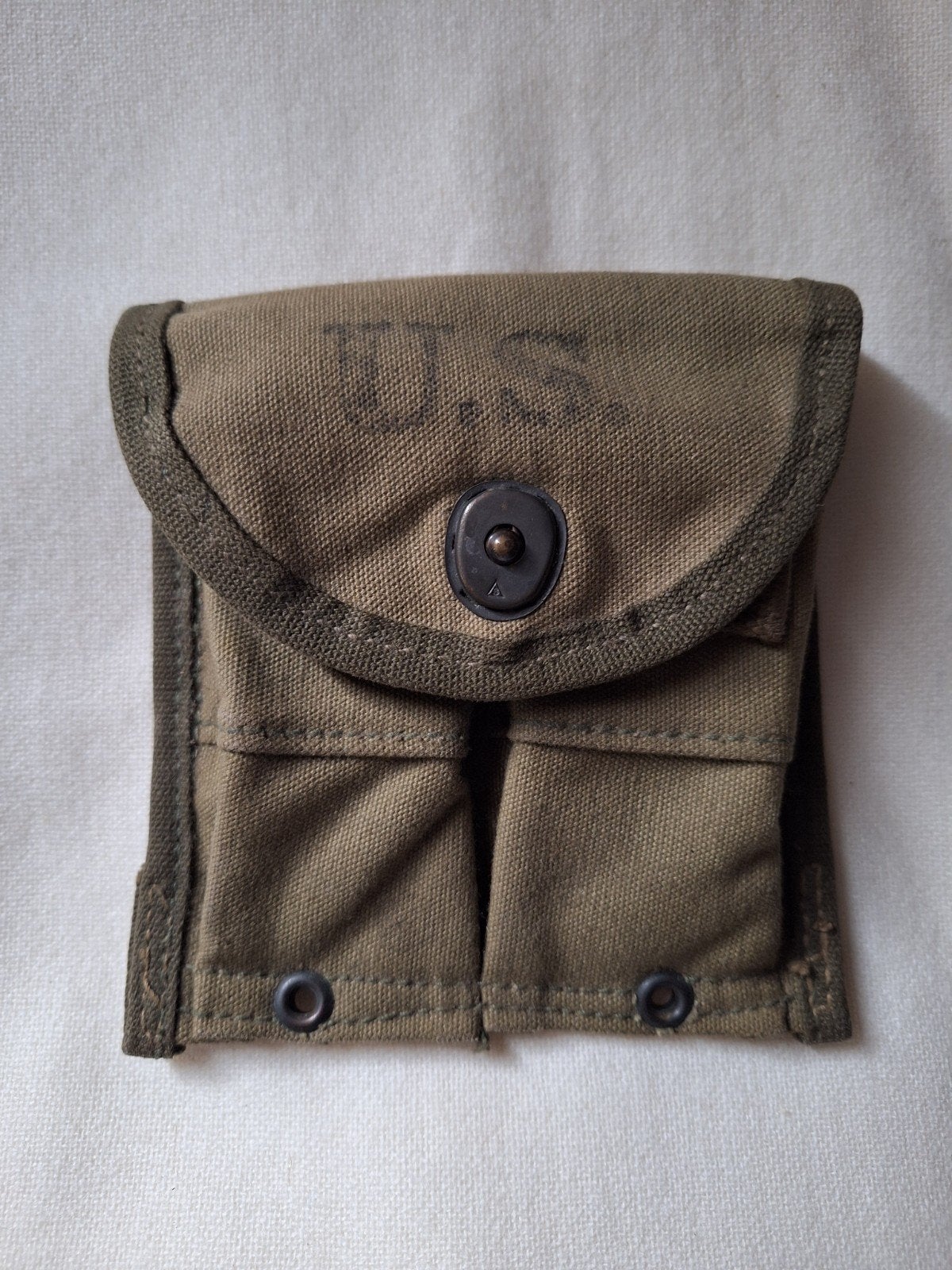 US Army WO2 M1 carbine ammo pouch Hamelco 1944 NOS, Verzenden, Landmacht, Amerika, Overige typen
