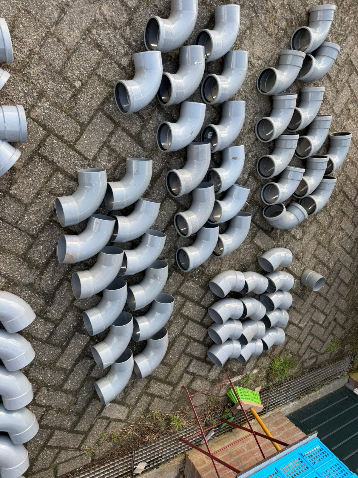 125mm pvc divers nieuw, Doe-het-zelf en Verbouw, Buizen en Afvoer, Ophalen, Bochten, Pvc, Nieuw