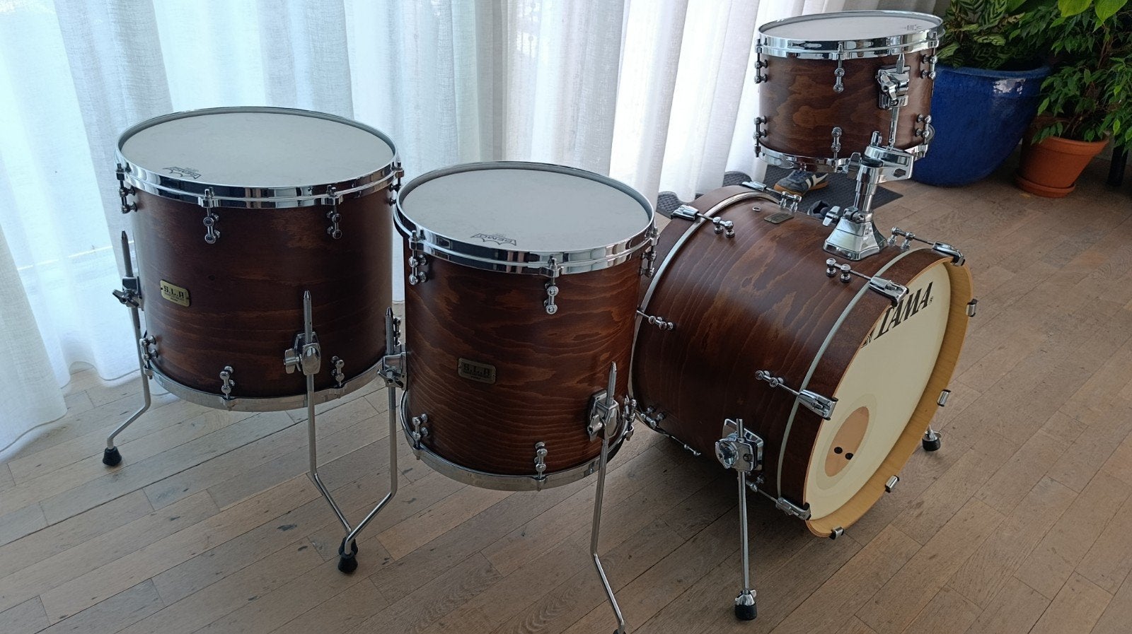Tama S.L.P. Fat Spruce Shellset 20-12-14-16, Muziek en Instrumenten, Drumstellen en Slagwerk, Verzenden, Gebruikt, Tama