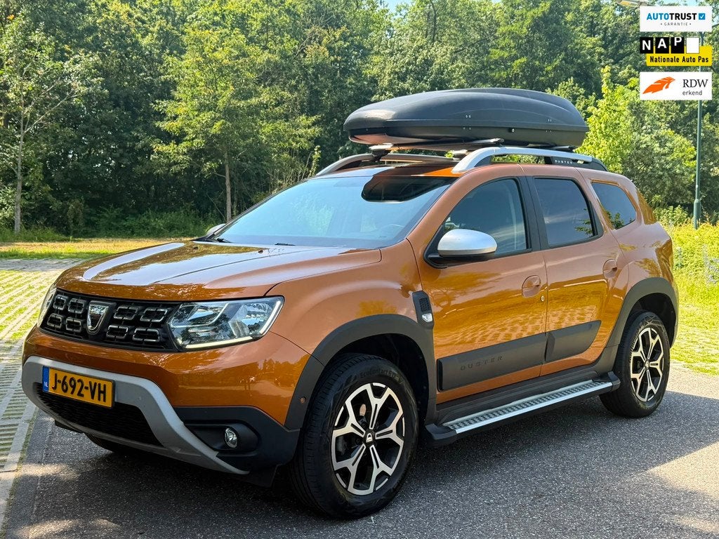 Dacia Duster 1.0 TCe Bi-Fuel Prestige, achteruitrijcamera,tr, Auto's, Voorwielaandrijving, 1263 kg, 101 pk, Gebruikt