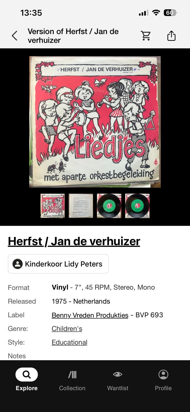 Lidy peters - Jan de verhuizer / herfst-, Ophalen of Verzenden, Gebruikt, Overige formaten, Levenslied of Smartlap