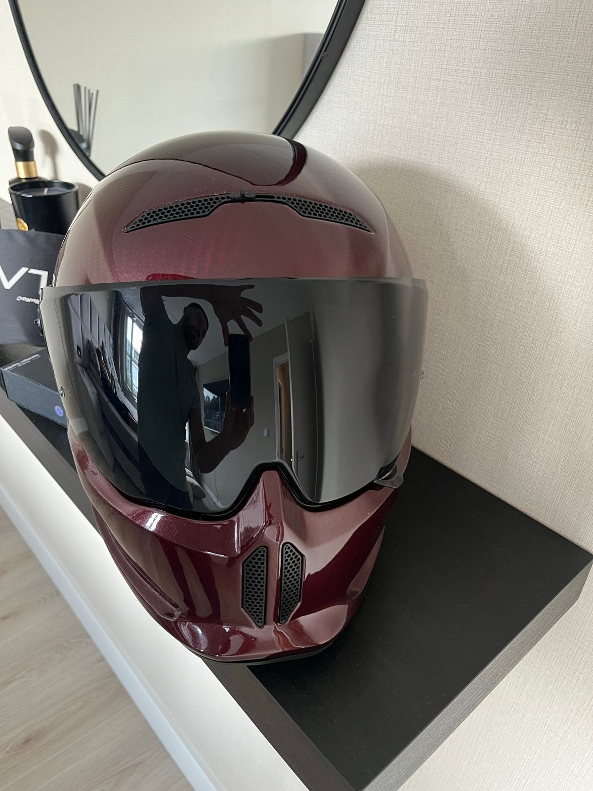 Motorhelm Ruroc L/XL, Motoren, Integraalhelm, L, Tweedehands, Ophalen