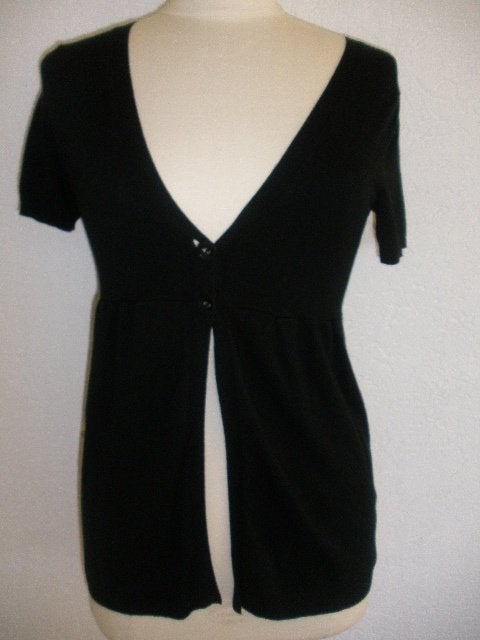 HEMA vest zwart korte mouw maat S, Ophalen of Verzenden, Zo goed als nieuw, Maat 38/40 (M), Zwart