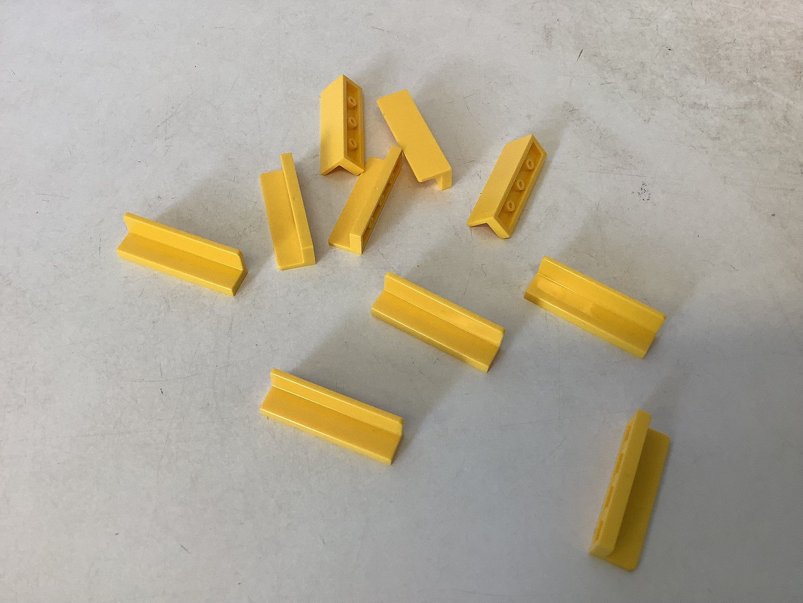Lego paneel 1x4x1 geel, Ophalen of Verzenden, Gebruikt, Losse stenen, Lego