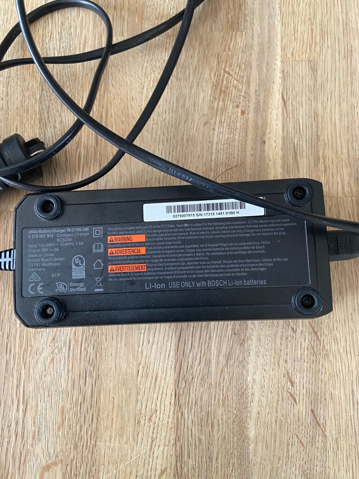 Bosch acculader, Ophalen of Verzenden, Gebruikt