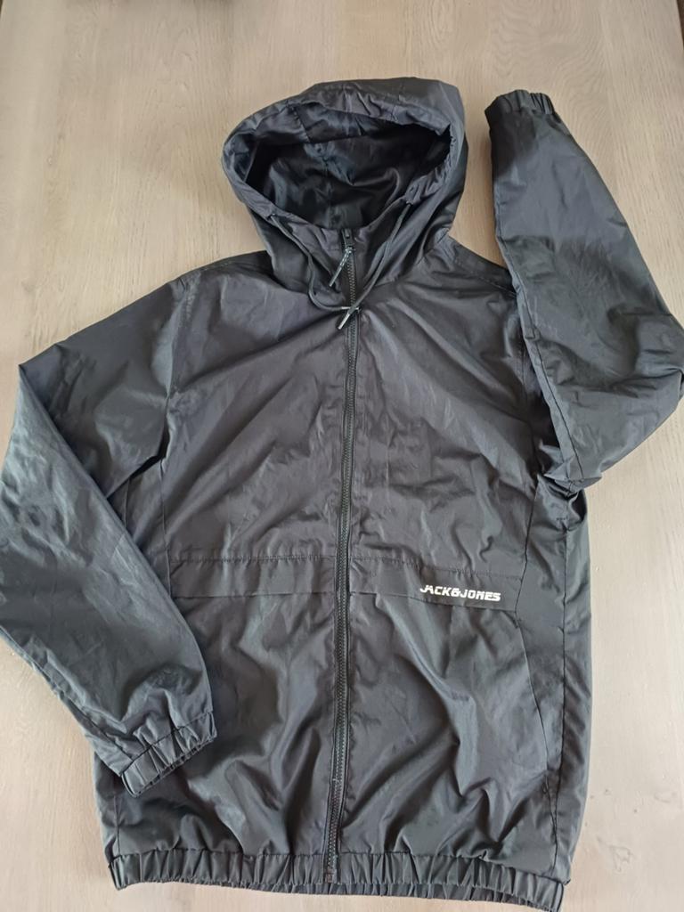 Zomerjas Jack & Jones mt M, Maat 48/50 (M), Zwart, Ophalen of Verzenden, Zo goed als nieuw