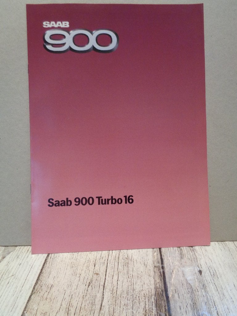 saab 900 turbo 16 folder, Ophalen of Verzenden, Zo goed als nieuw, Overige merken