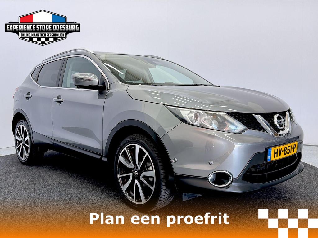 Nissan Qashqai 1.2 Tekna Compleet uitgerust en heerlijk comf, Auto's, Voorwielaandrijving, Automatische klimaatregeling, Gebruikt
