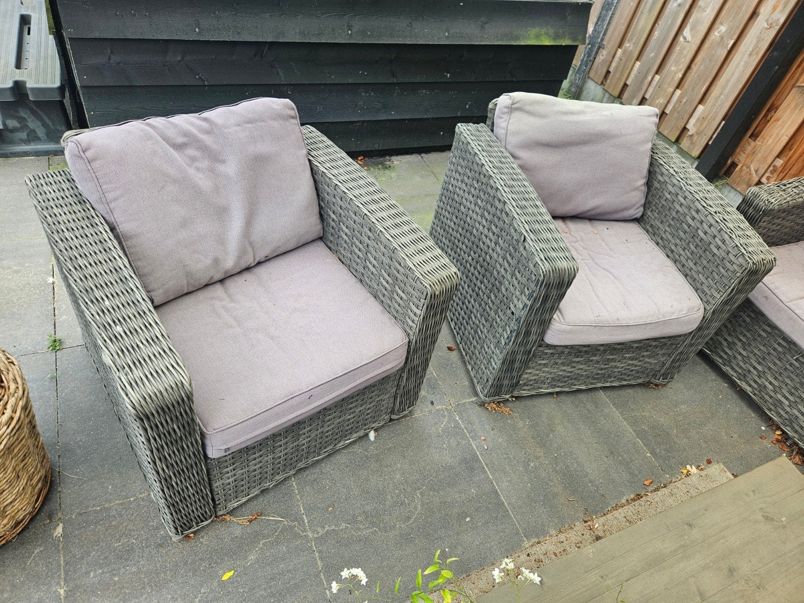 Gratis af te halen: Gebruikte loungeset, Ophalen, 5 zitplaatsen, Gebruikt, Loungeset