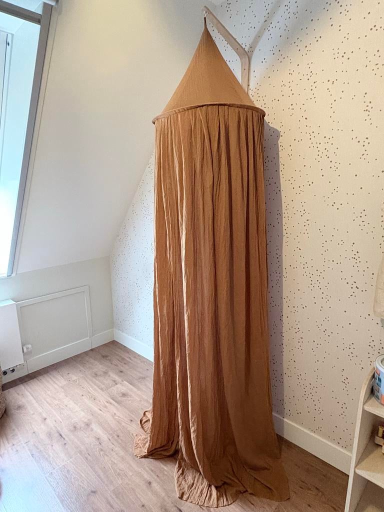 Jollein klamboe - caramel, Kinderen en Baby's, Kinderkamer | Inrichting en Decoratie, Ophalen, Zo goed als nieuw, Klamboe