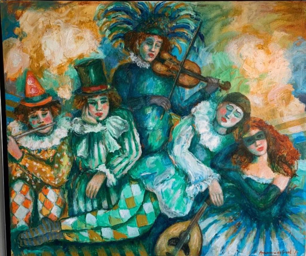 Schilderij Annemarie de Groot, Antiek en Kunst, Kunst | Schilderijen | Klassiek, Ophalen