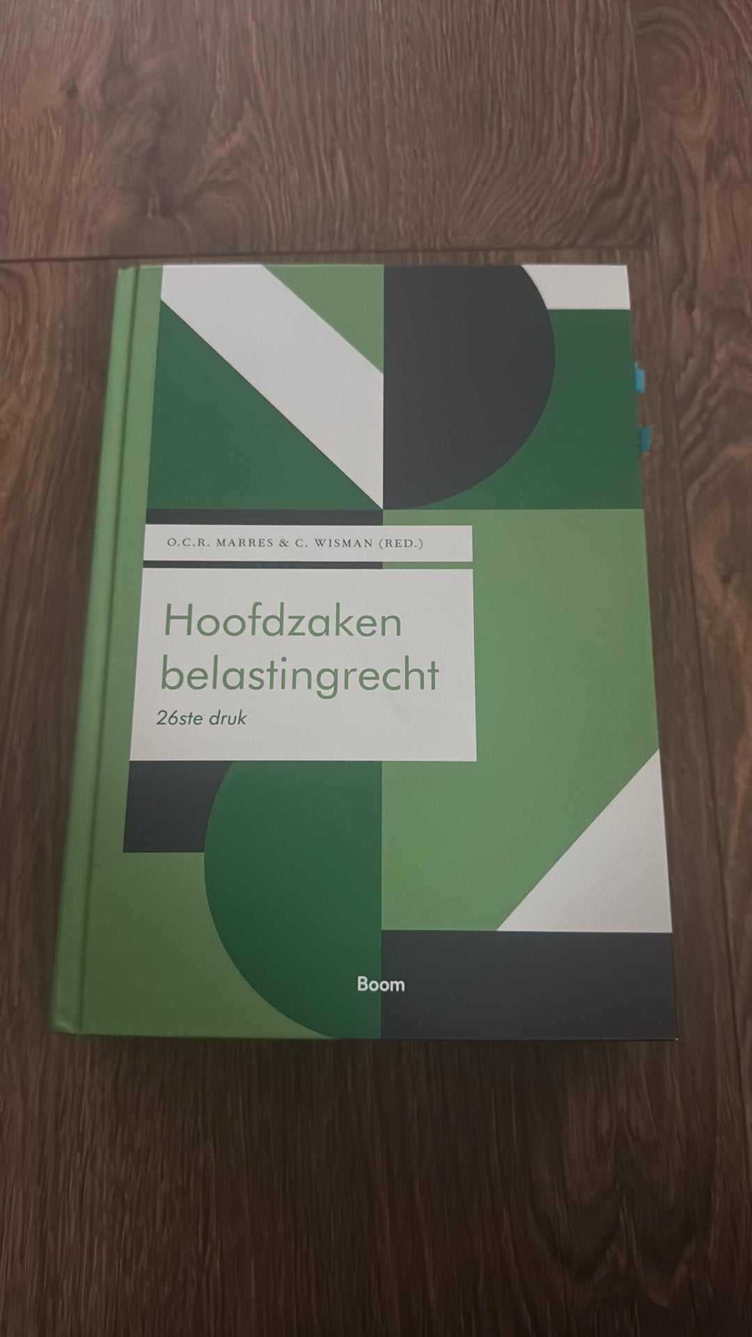 C. Wisman - Hoofdzaken belastingrecht, Sociale wetenschap, Ophalen of Verzenden, Zo goed als nieuw, C. Wisman; O.C.R. Marres