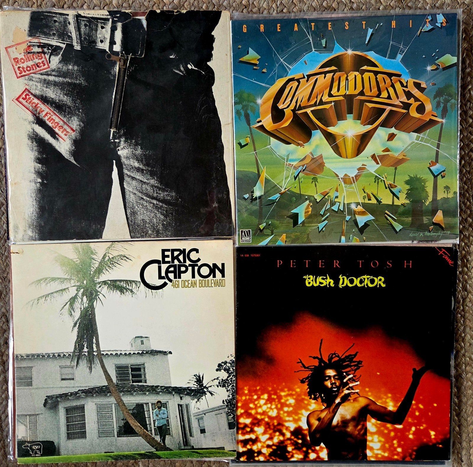 24 LP's: Rolling Stones Cure Madonna Van Morrison Kate Bush, LP, Gebruikt, Pop, Complilatie