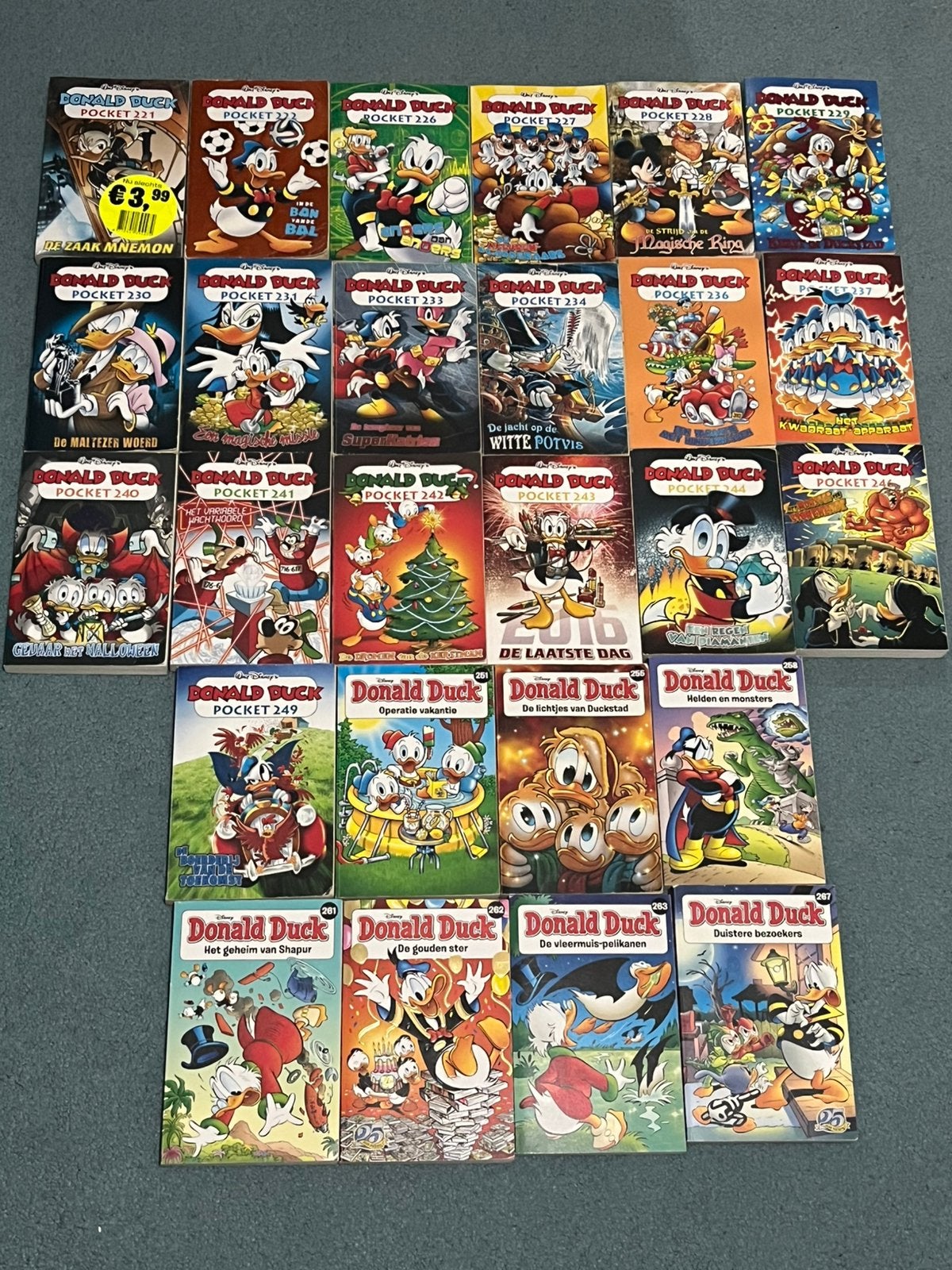 Donald Duck pockets tussen 221 en 267, Boeken, Meerdere stripboeken, Ophalen of Verzenden, Zo goed als nieuw, Donald Duck
