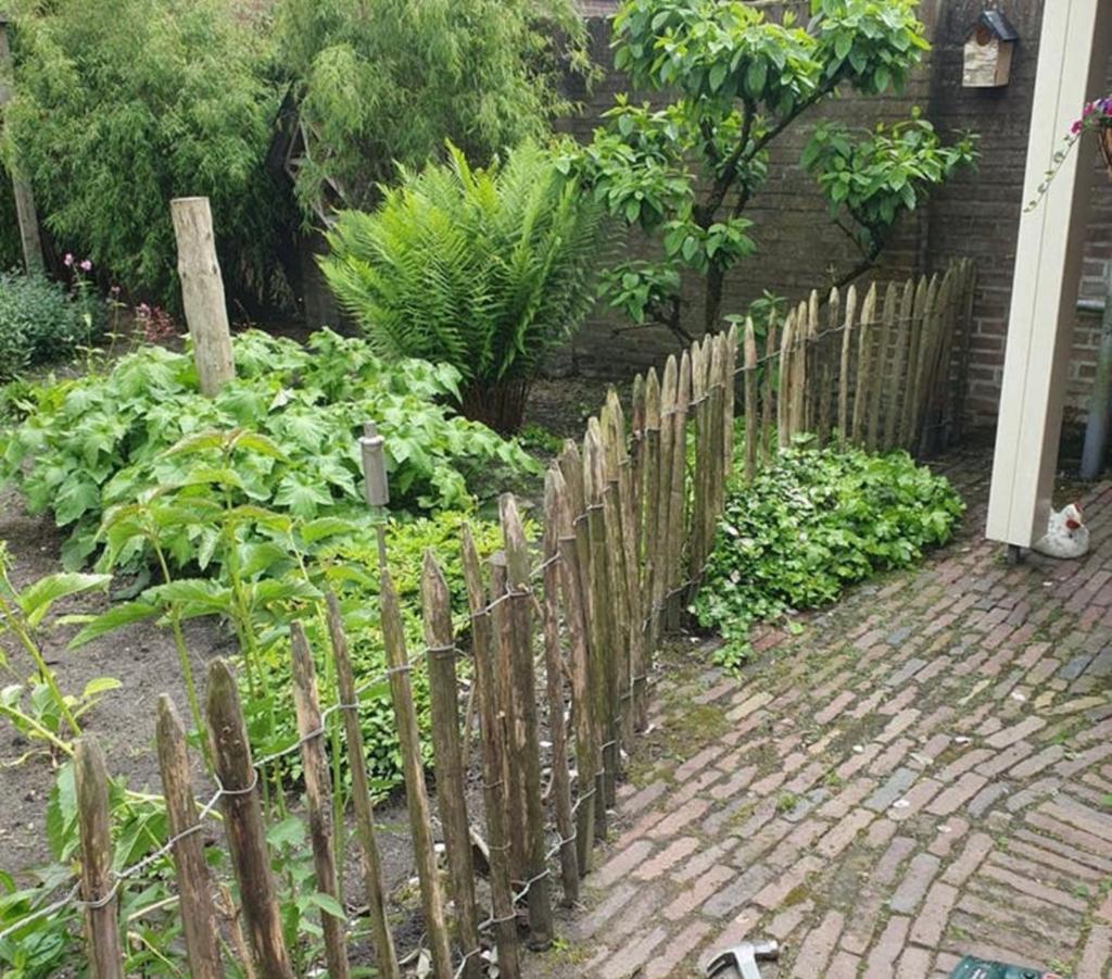 +_ 10 meter schapenhek + poortje + palen, Tuin en Terras, Tuinhekken en Hekwerk, Ophalen