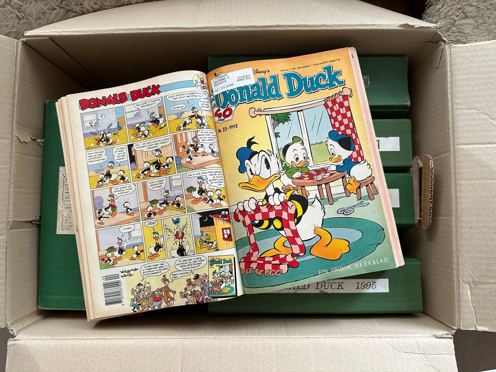 Ingebonden jaargangen Donald Duck (1990-1996), Meerdere stripboeken, Ophalen of Verzenden, Gelezen