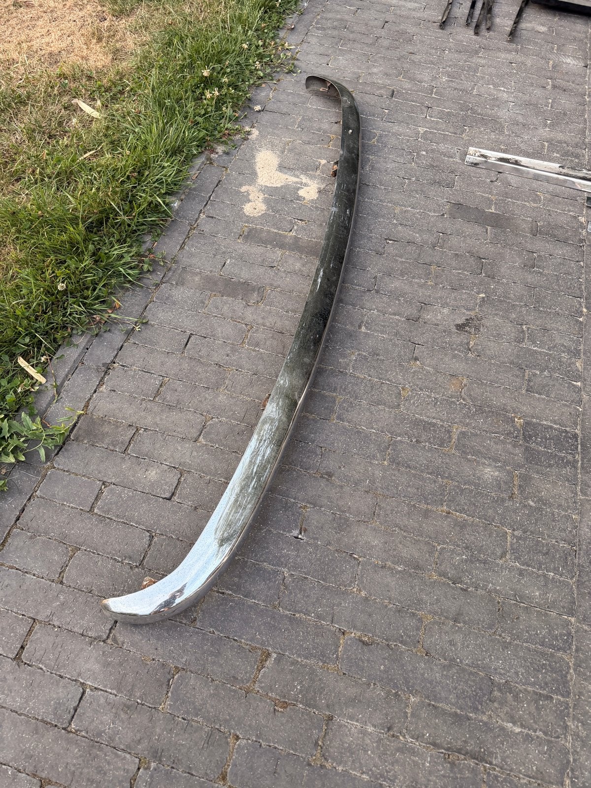 Klassieke Mini Cooper Bumper - Chroom (Gebruikt), Auto-onderdelen, Carrosserie en Plaatwerk, Ophalen, Gebruikt, Voor, Mini