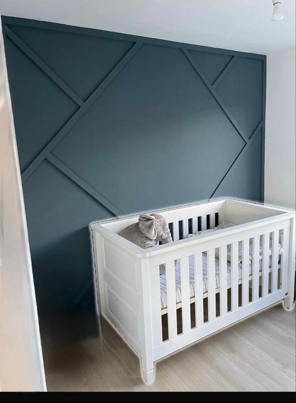 TWF Babykamer Marbella: Ledikant 70x140 & Commode, Kinderen en Baby's, Kinderkamer | Commodes en Kasten, Ophalen, 50 tot 70 cm