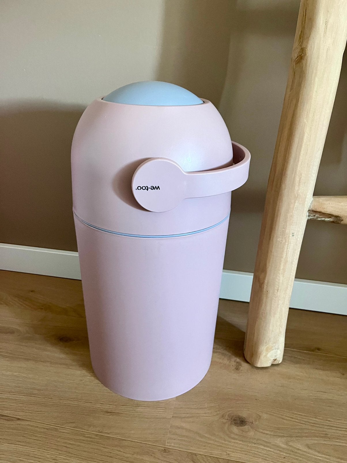 Prachtige We-Too Luieremmer Soft Pink, Huis en Inrichting, 10 tot 20 liter, Ophalen of Verzenden, Nieuw, Kunststof