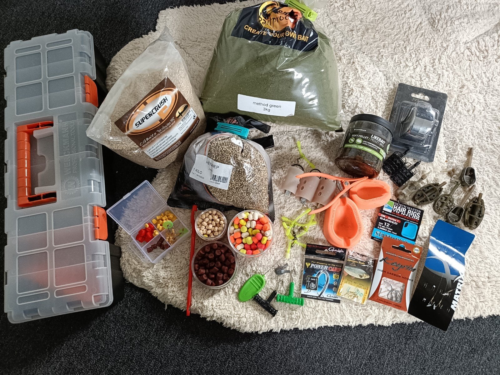 method feeder accessoires, Ophalen, Complete set