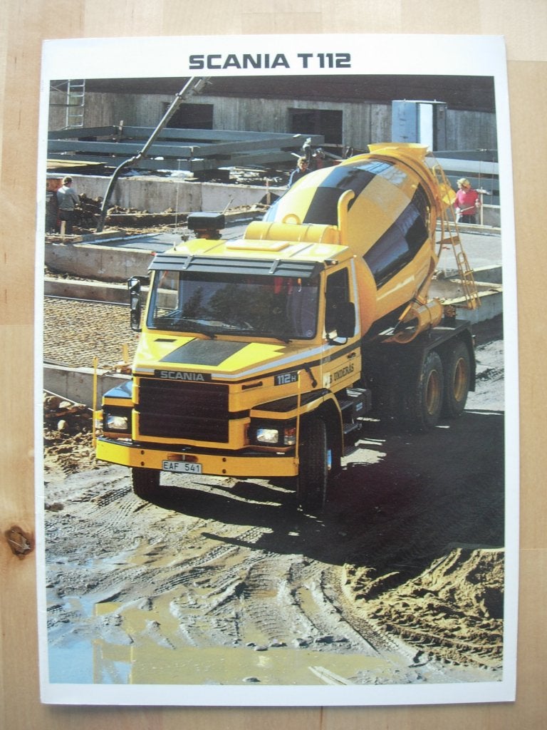 Scania T112 Brochure 1983 - T 112 Torpedo Neus, Ophalen of Verzenden, Zo goed als nieuw, Overige merken, Scania