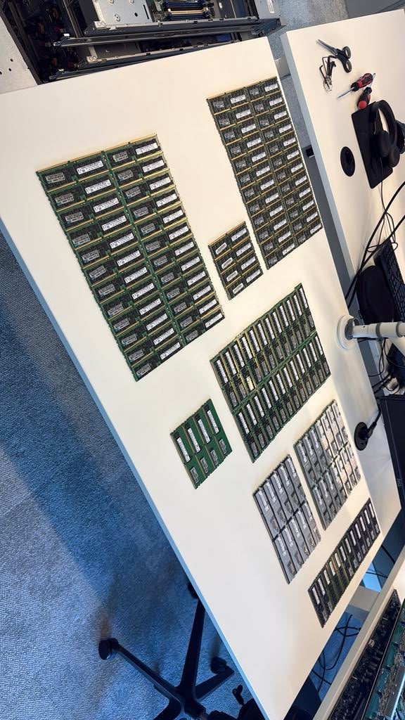Partij server werkgeheugen, Computers en Software, RAM geheugen, Ophalen, Gebruikt, 32 GB, Server