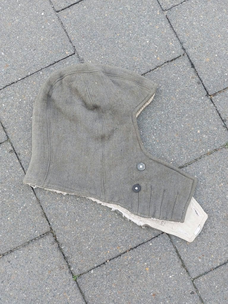 Duitse WO2 Winter Kopfhaube (Wehrmacht) – Veldmodificatie, Ophalen of Verzenden, Landmacht, Duitsland, Kleding of Schoenen