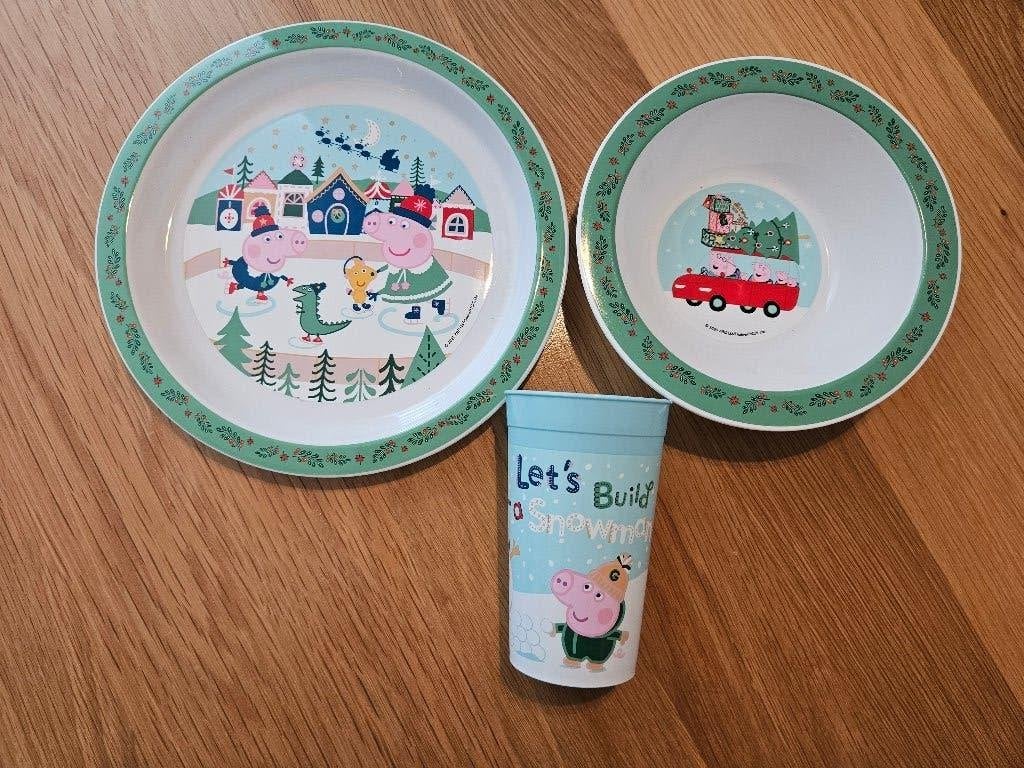 Peppa Pig Kinderserviesset 3-delig., Ophalen, Nieuw