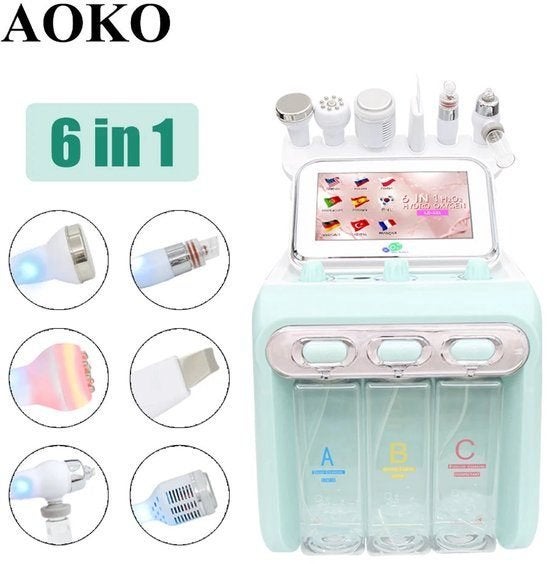 6-in-1 Hydro Dermabrasie Gezichtsbehandeling, Corvance B.V., Verzenden, Nieuw, Corvancebol@gmail.com