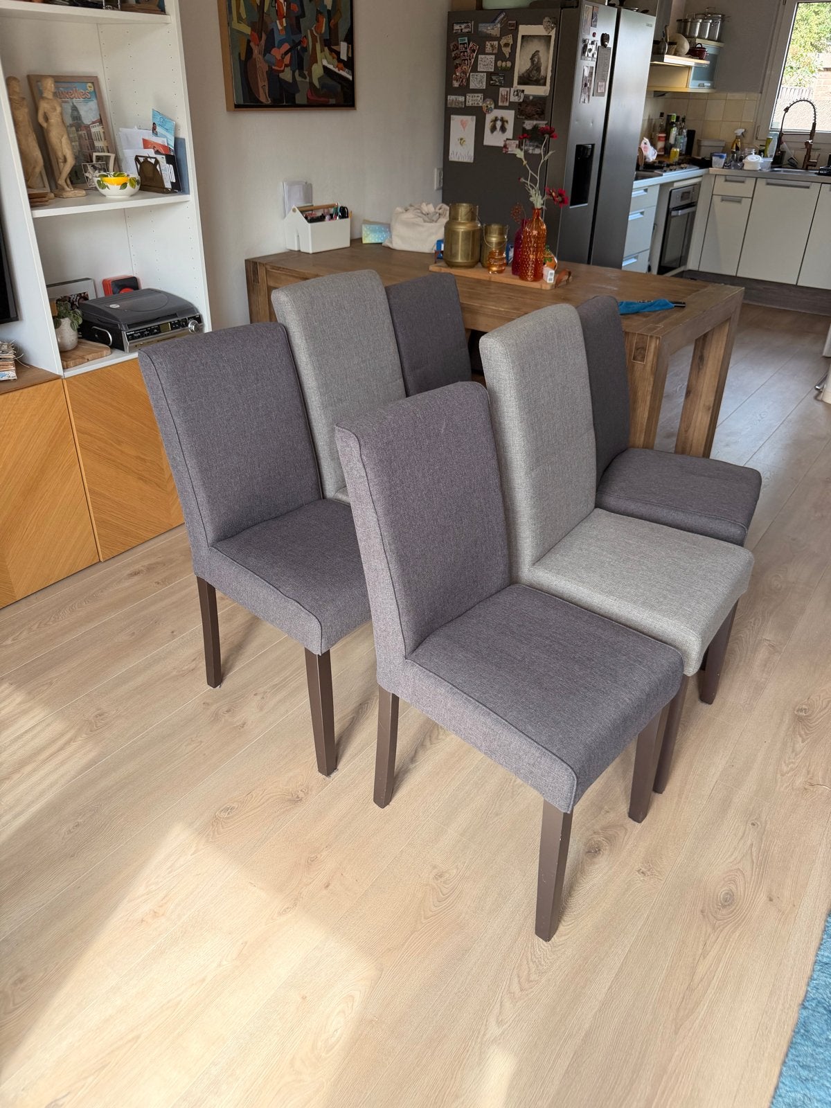 nette eetkamerstoel van Leenbakker, Ophalen, Gebruikt, Vijf, Zes of meer stoelen, Stof