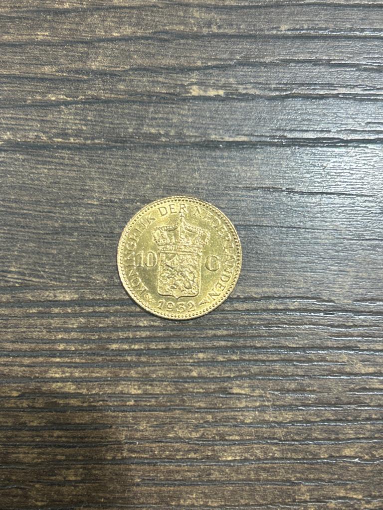 Gouden 10 Gulden Munt Koningin Wilhelmina 1932, Koningin Wilhelmina, Losse munt, 10 gulden, Goud
