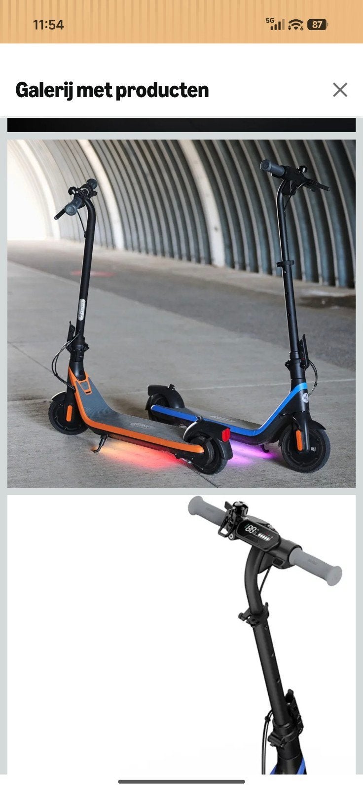 Ninebot Segway C2 Pro E-step voor kinderen en tieners, Fietsen en Brommers, Steps, Ophalen of Verzenden, Zo goed als nieuw, Segway Ninebot