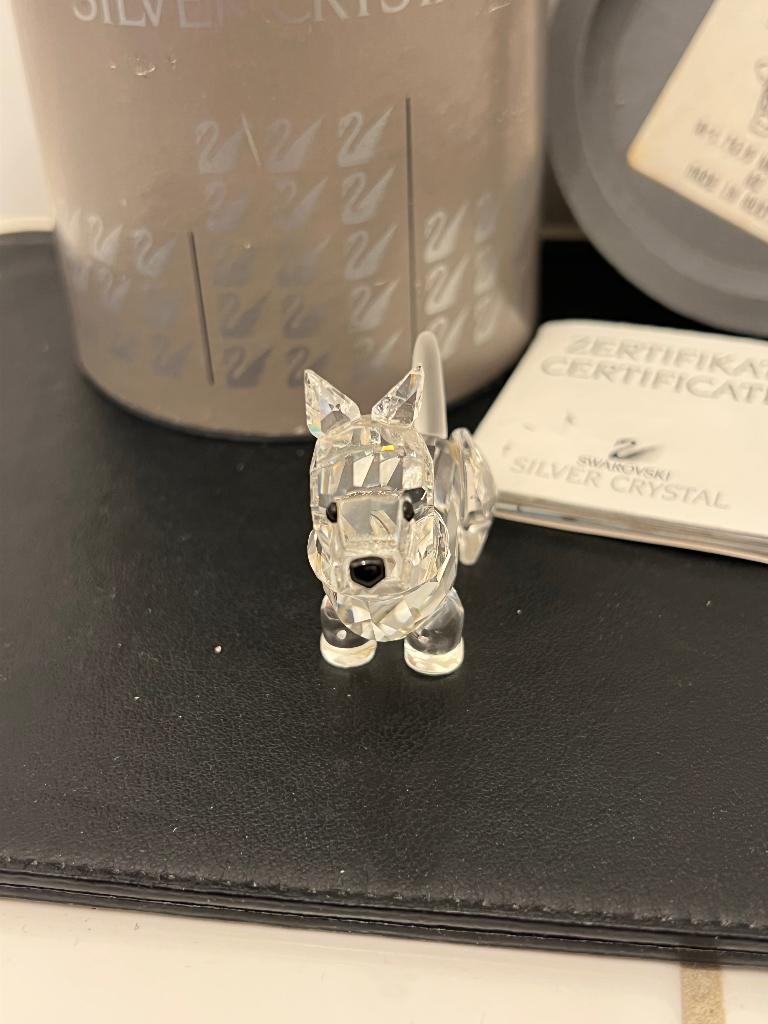 Swarovski Terriër Hond, Ophalen of Verzenden, Gebruikt, Figuurtje