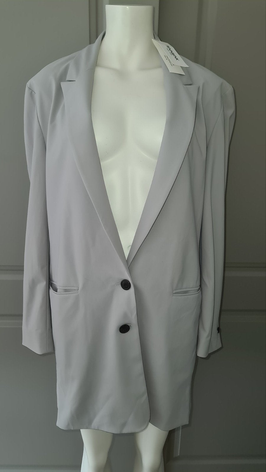 nieuwe lange blazer 36 S grijs grijze Penn&Ink N.Y., Penn & Ink, Nieuw, Ophalen of Verzenden, Jasje